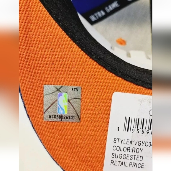 New York Knicks NBA Basketball Official Ultra Game Snapback Trucker Hat/Cap NWT - Picture 10 of 13